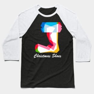 Colorful christmas shoes Baseball T-Shirt